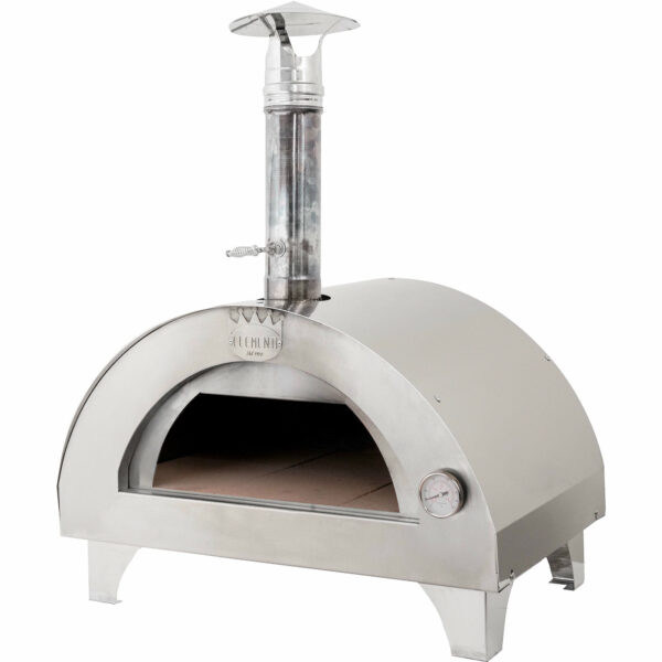 Clementino Pizzauuni 60x40 cm. Ruostumaton teräs