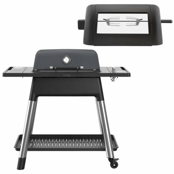 Force kaasugrilli + rotisserie graphite