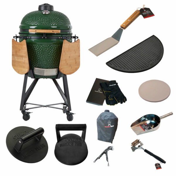 Kamado Sumo Midi Vihreä m. smashpaketti
