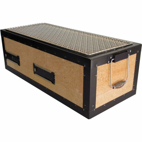 Konro-pöytägrilli 54x23x20 cm, diatomite